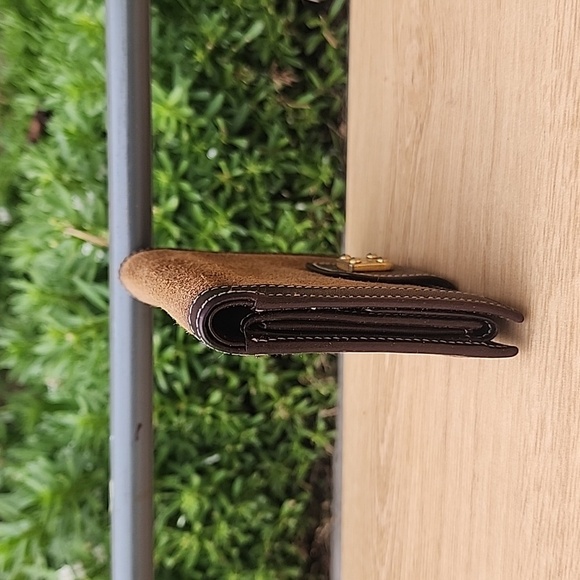 Loewe Anagram Brown Suede Wallet - Picture 2 of 13